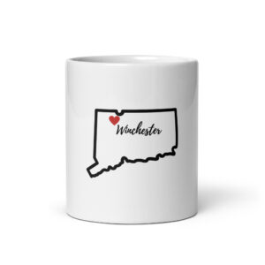 Home Is Where The Heart Is - Winchester, CT - Mug